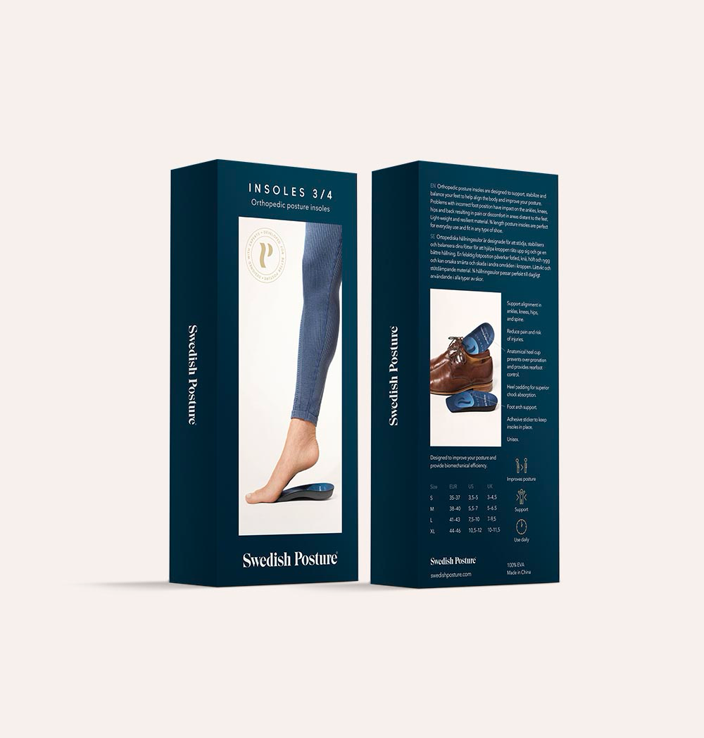 Ortopedinen 3/4-pohjallinen