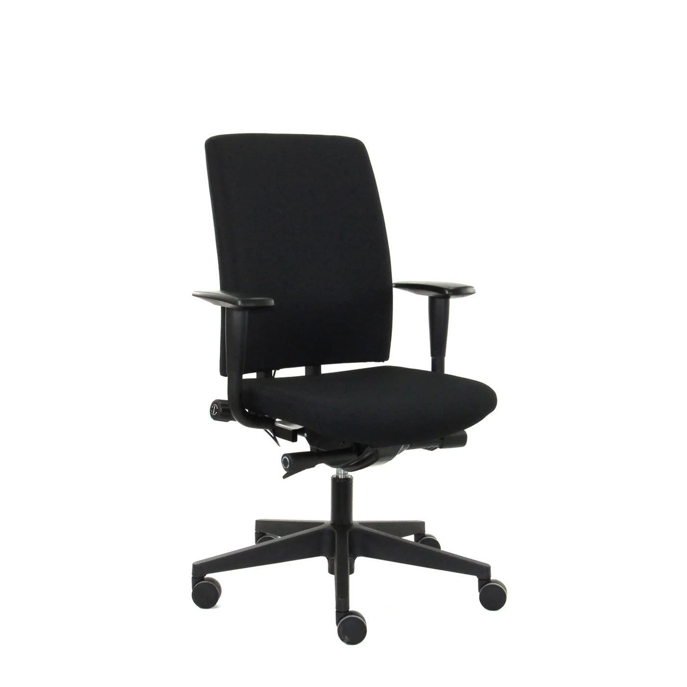 FREE A340 työtuoli ristiseläntuella - Musta