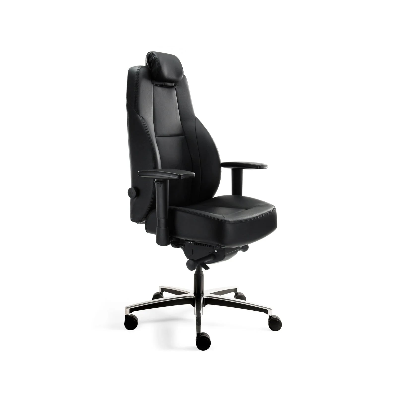 Valvomotuoli Free B1 - Musta nahka