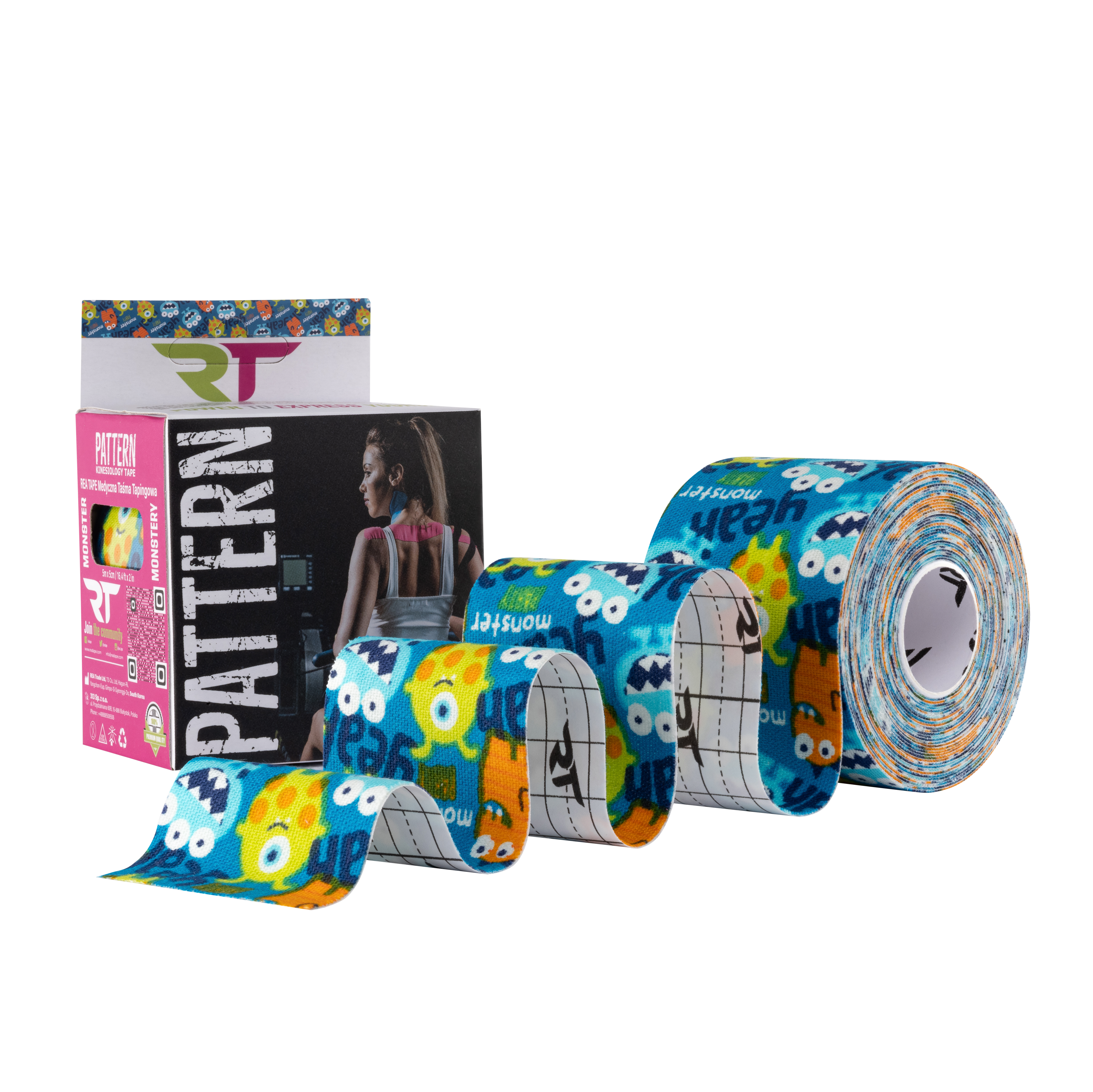 Kinesioteippi kuviollinen