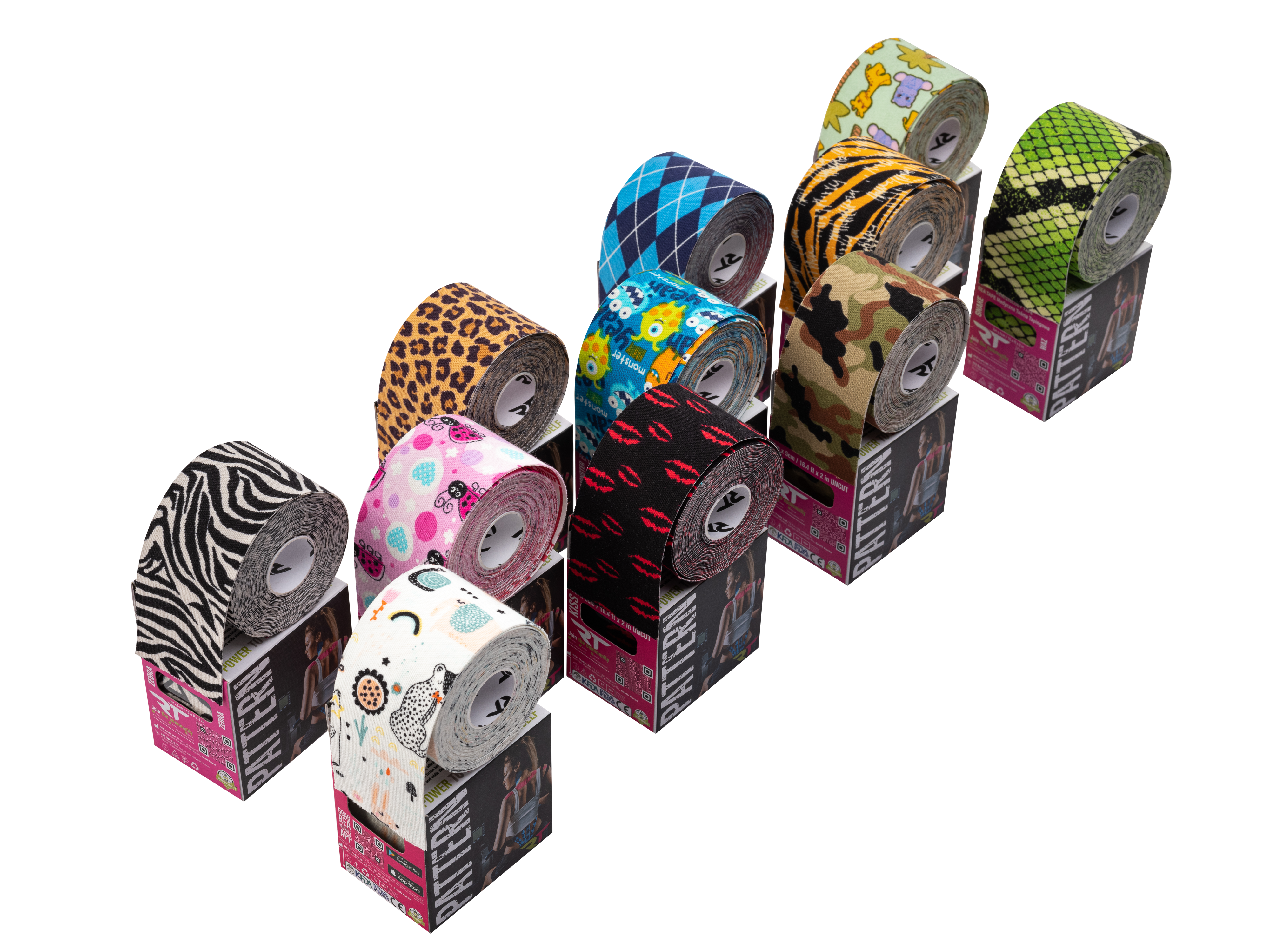 Kinesioteippi kuviollinen