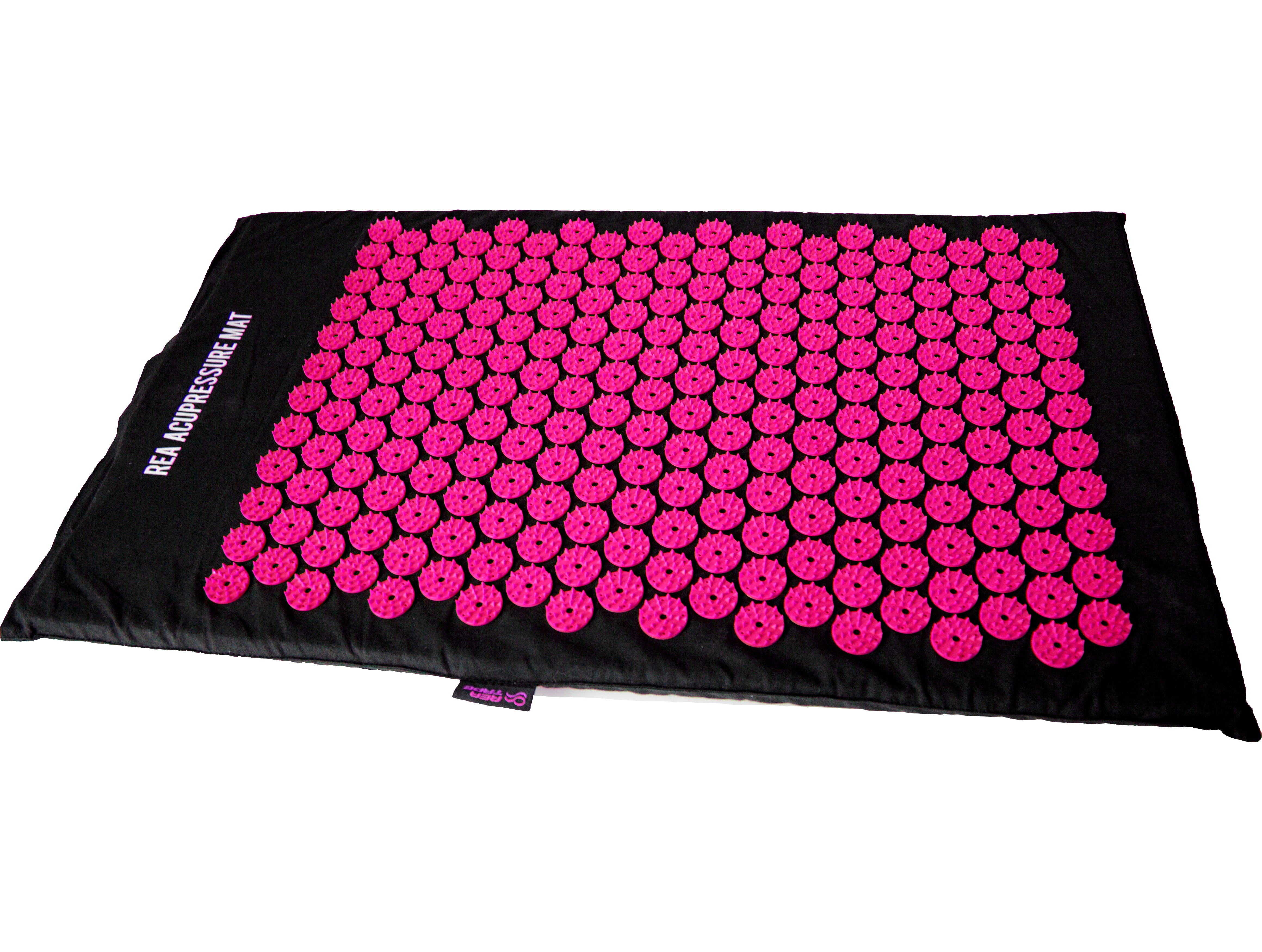 Piikkimatto, tyyny ja kantolaukku