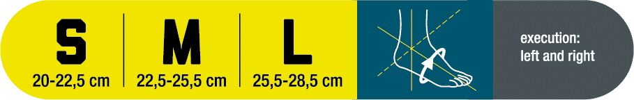 Elastinen nilkkatuki push ankle brace 8