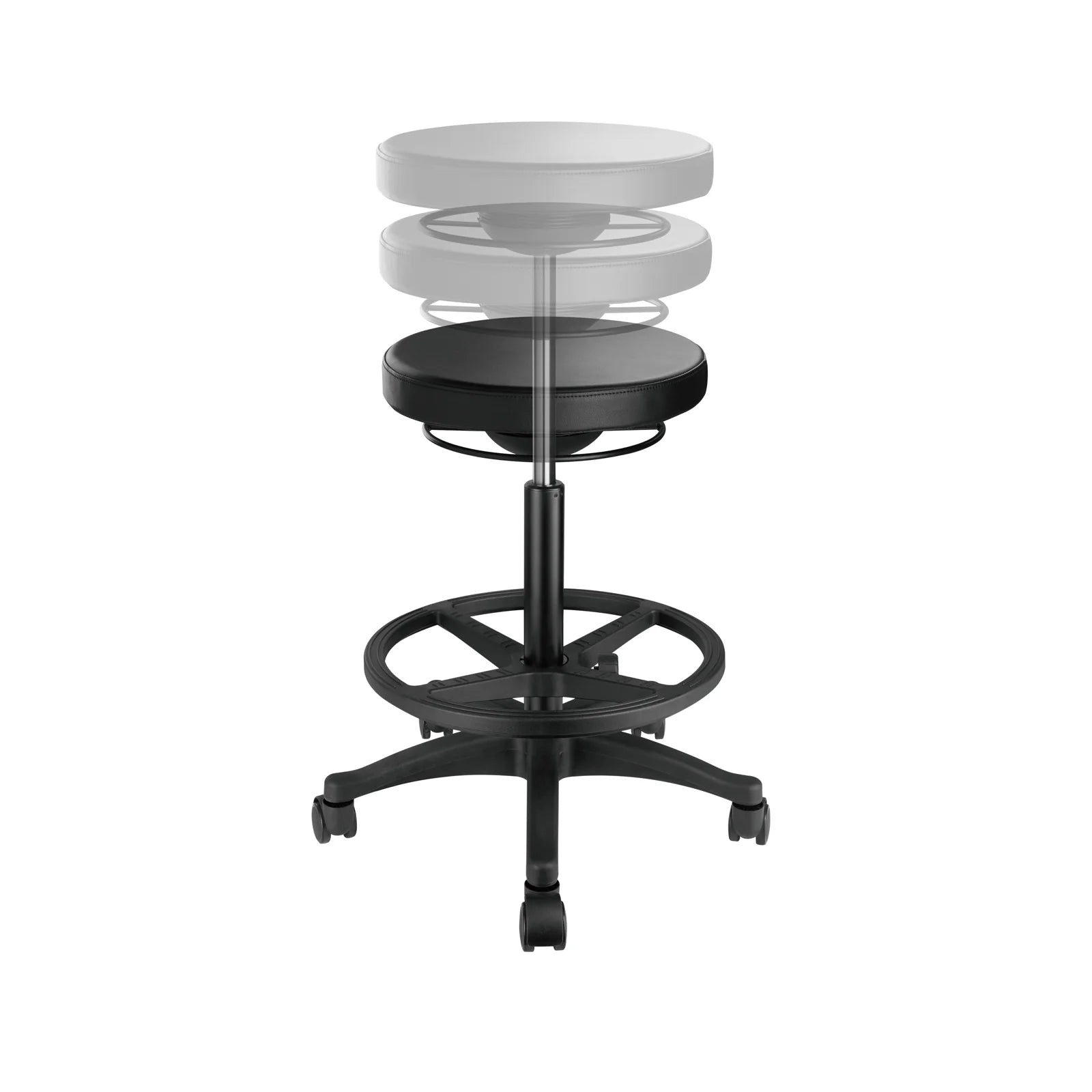 Stoo® Active Roll aktiivituoli - musta