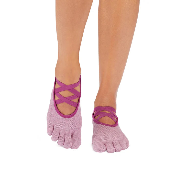 ToeSox Full Toe Elle Grip varvassukat
