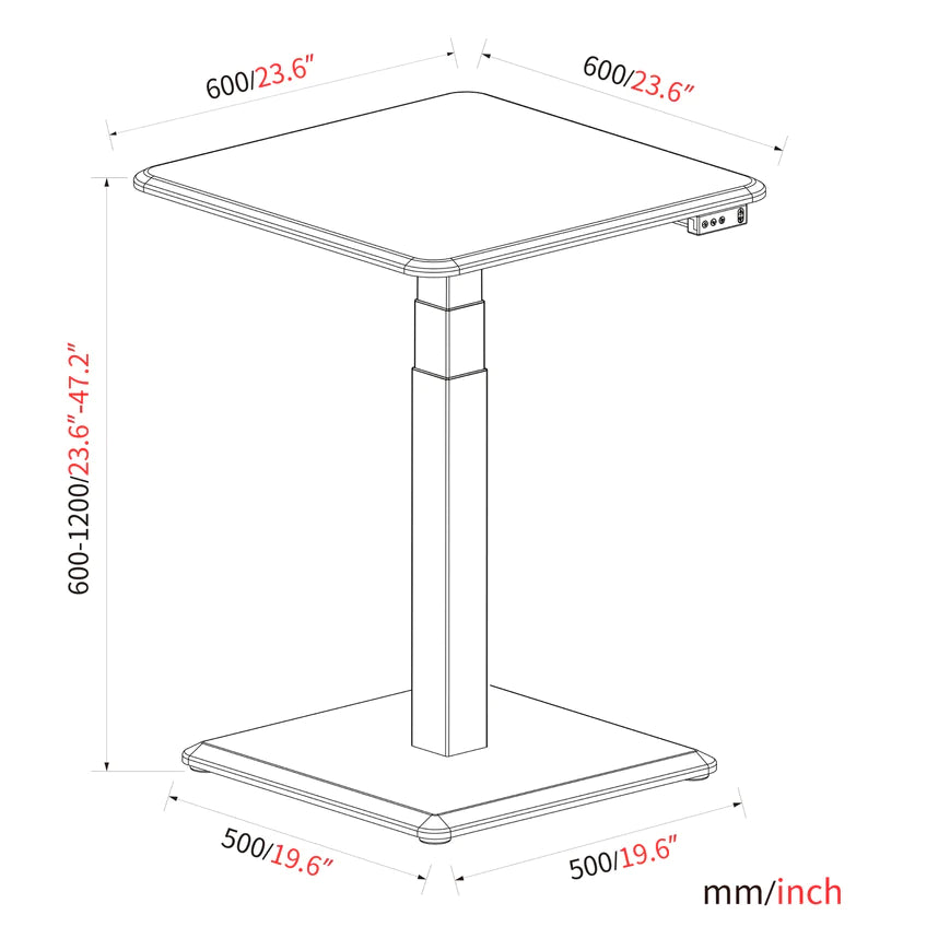 Stoo® Desk Single Compact sähköpöytä