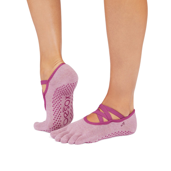 ToeSox Full Toe Elle Grip varvassukat